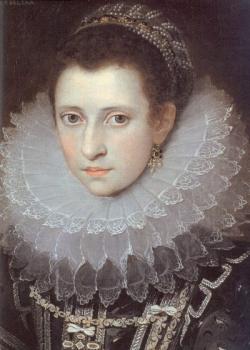 Frans The Younger Pourbus : Portrait of an Italian Lady